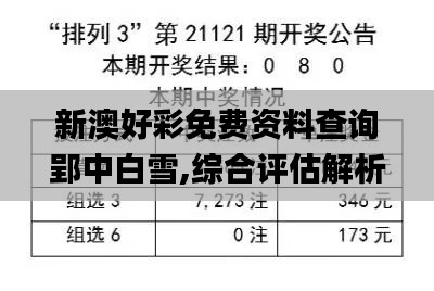 新澳好彩免费资料查询郢中白雪,综合评估解析说明_专业款110.117