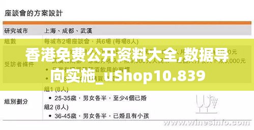 香港免费公开资料大全,数据导向实施_uShop10.839