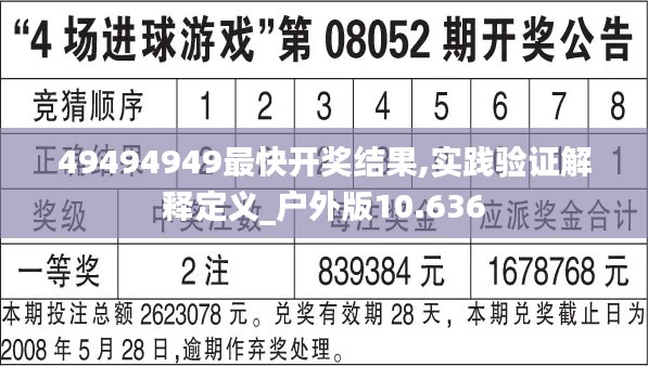 49494949最快开奖结果,实践验证解释定义_户外版10.636