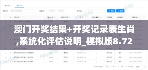 澳门开奖结果+开奖记录表生肖,系统化评估说明_模拟版8.724