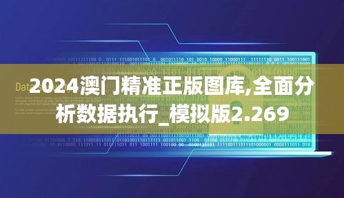 2024澳门精准正版图库,全面分析数据执行_模拟版2.269